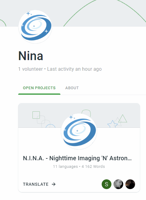 N.I.N.A Projects