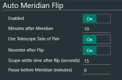 Meridian Flip